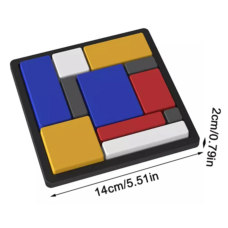Toddler Logical Thinking Training Puzzles Toy Montessori Cubes Board Games Parent-child Interactive Educational Toys Party Games - Image 5