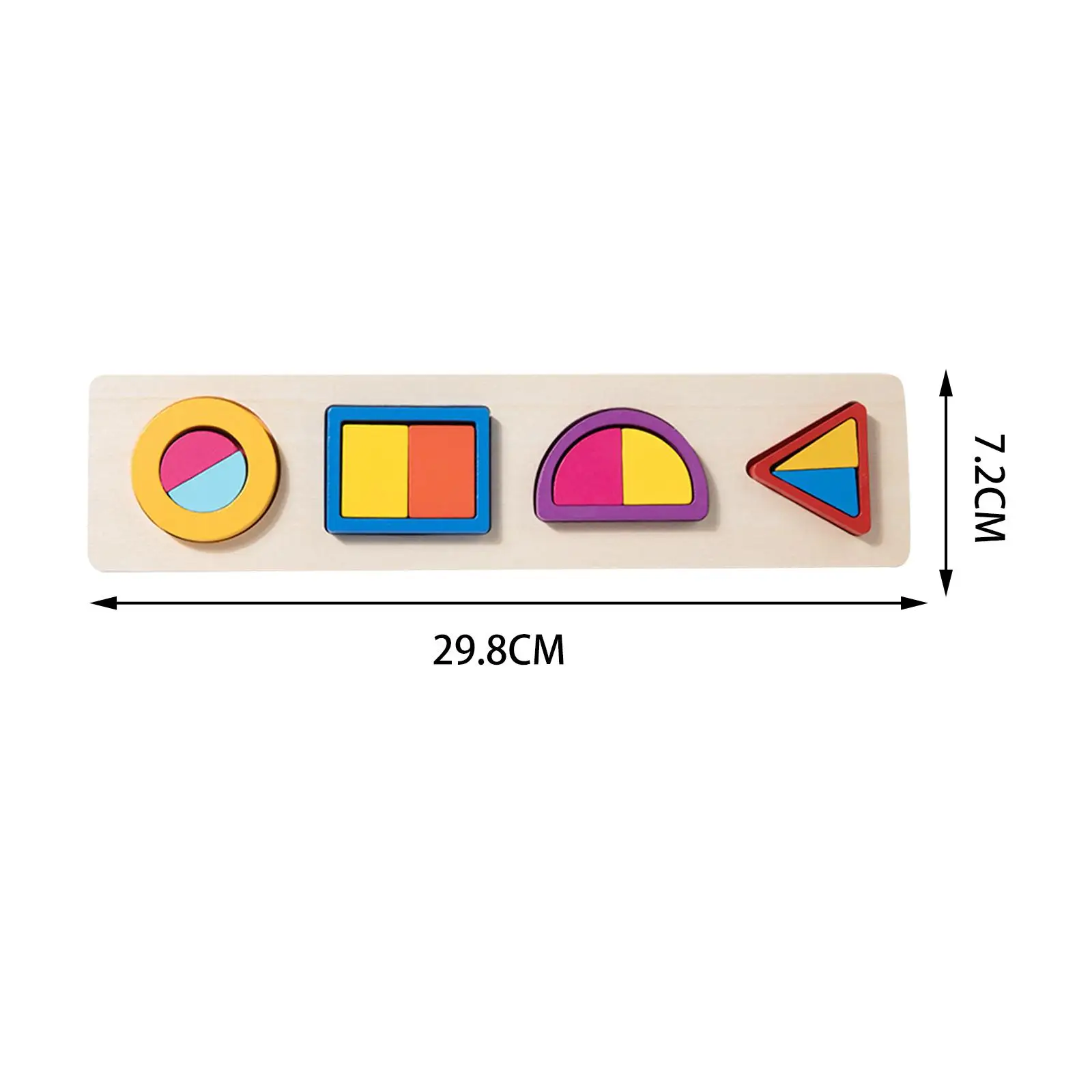 Wooden Shape Peg Puzzle Fine Motor Skills Early Learning Educational Toy Montessori Toys for 3 4 5 Children Holiday Gift - Image 6