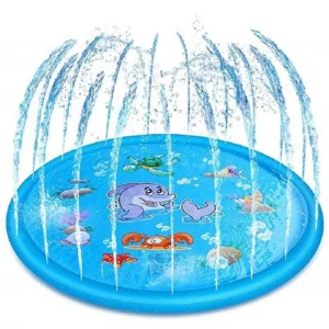 Letter water spray pad, children's outdoor toy, water play water spray toy, PVC anti slip water spray pad