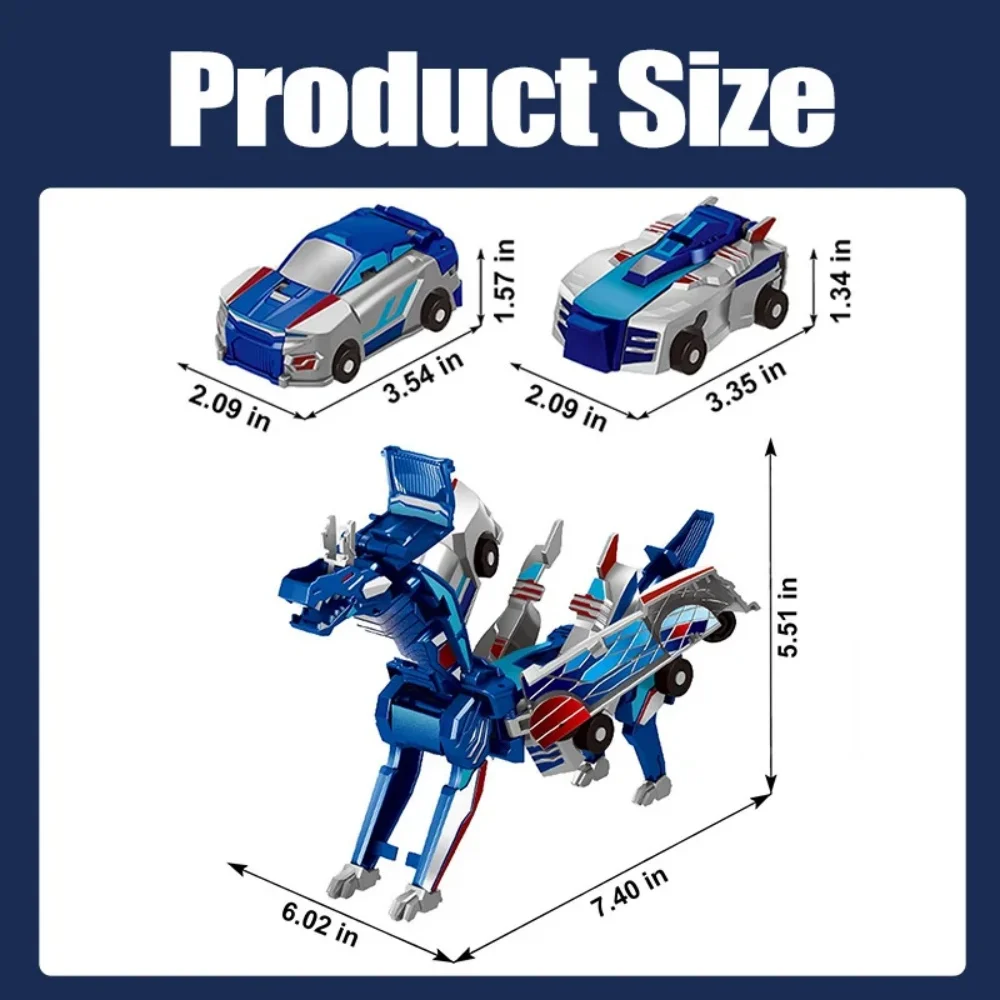 New 2-in-1 Magic Transformation Car: Converts into Horse with Magnetic Collision Deformation Technology, Holiday Gift Toy - Image 5