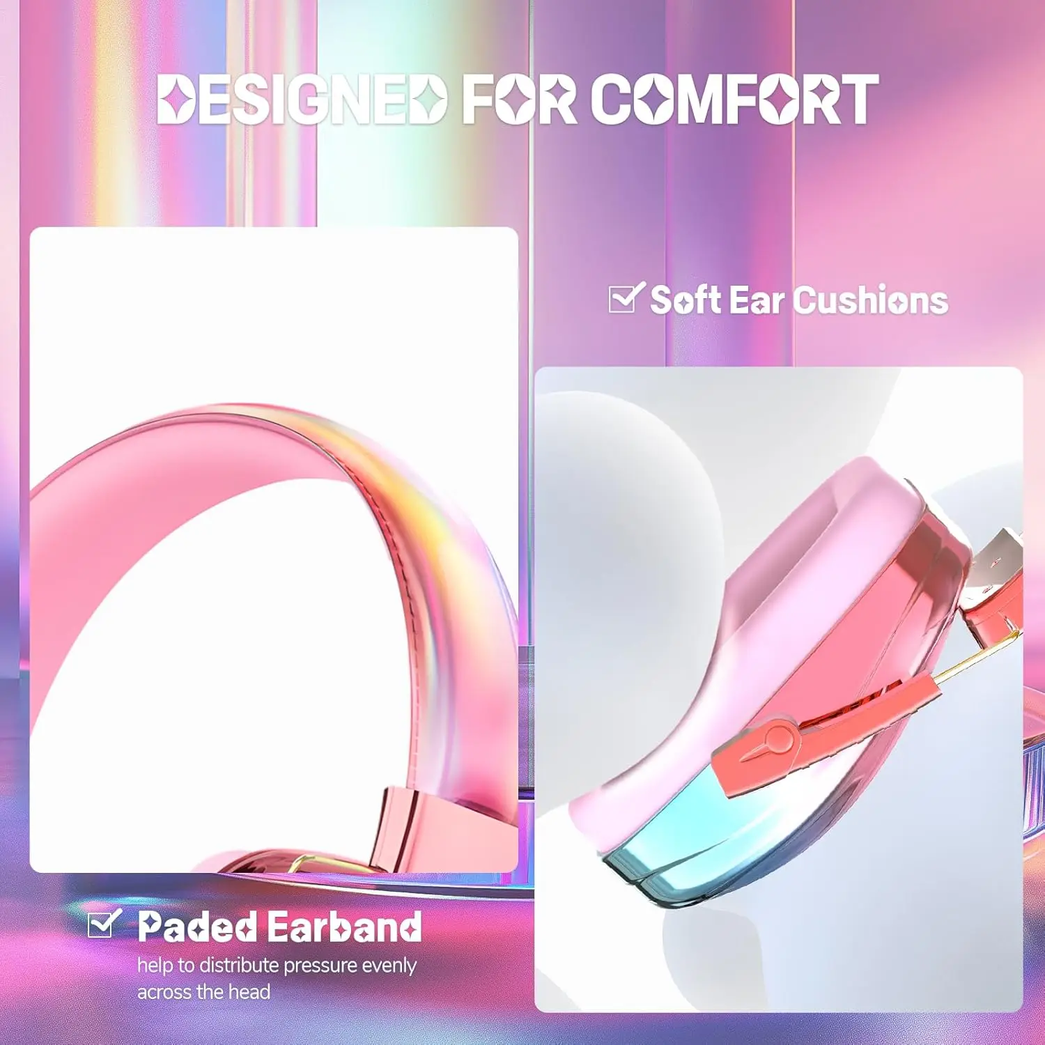 Cool Kids Ear Protection Safety Ear Muffs Noise Cancelling Headphones 25dB Hearing Protection Earmuffs for Children Teens Adults - Image 4